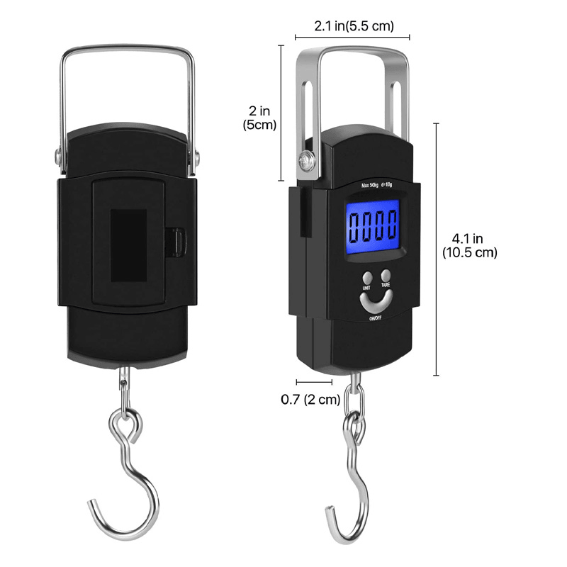 Portable LCD Hanging Scale for Fish and Luggage