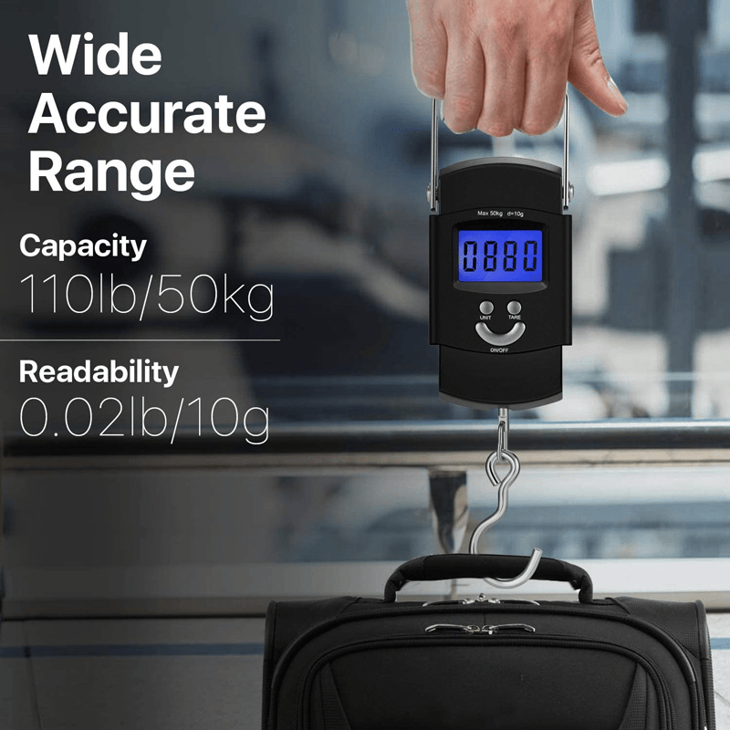 Portable LCD Hanging Scale for Fish and Luggage
