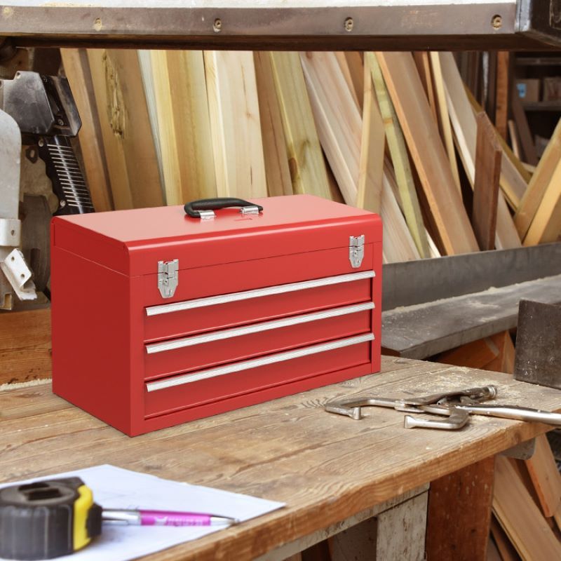 Multifunctional Portable Tool Cabinet with Sliding Drawers