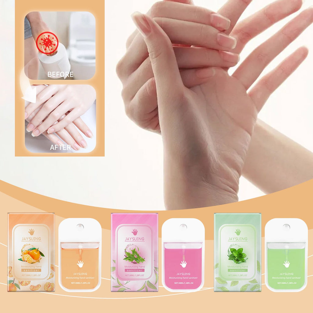 Portable Pocket Hand Sanitizer Spray – Card Shape, Moisturizing, Quick Dry, Leak Proof