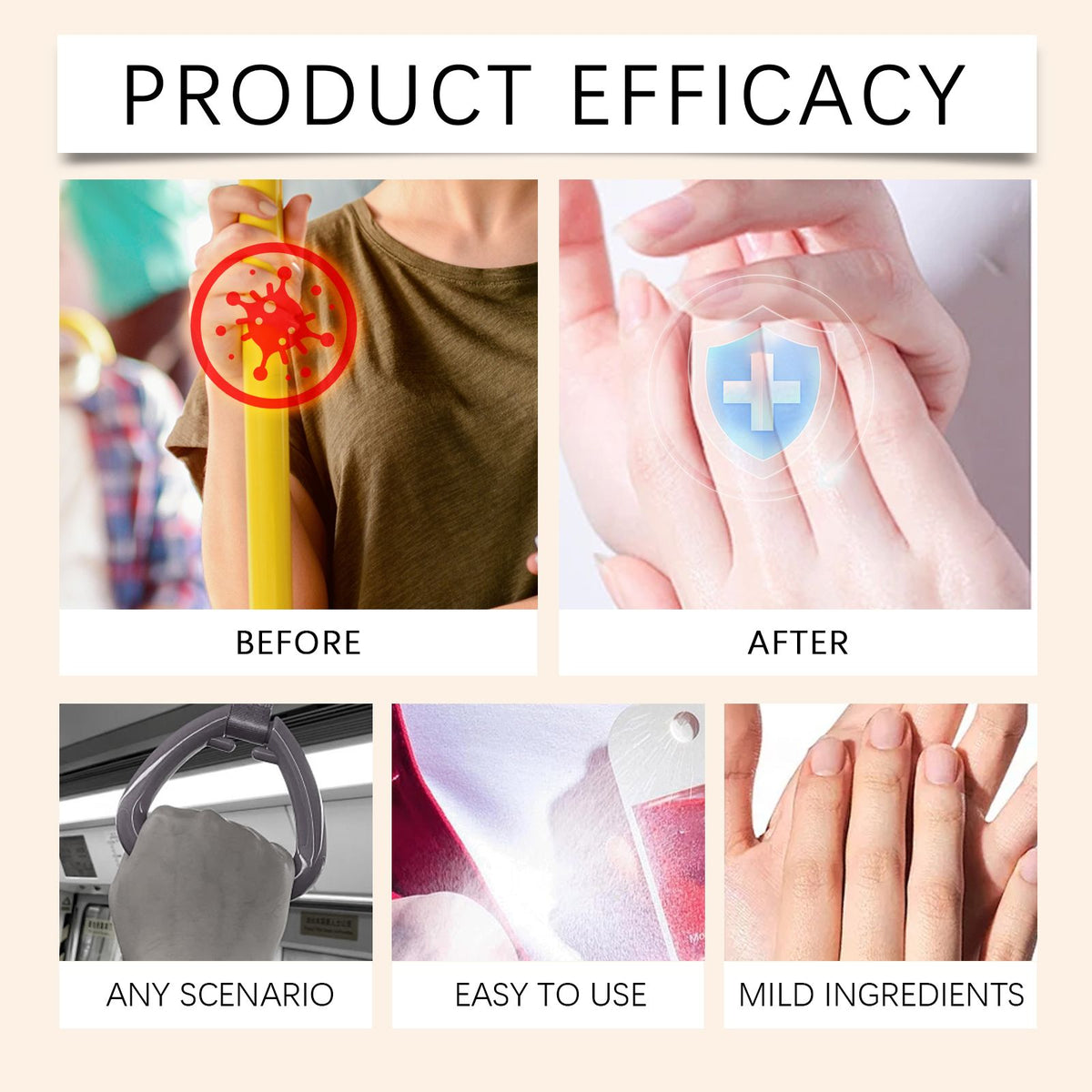 Portable Pocket Hand Sanitizer Spray – Card Shape, Moisturizing, Quick Dry, Leak Proof