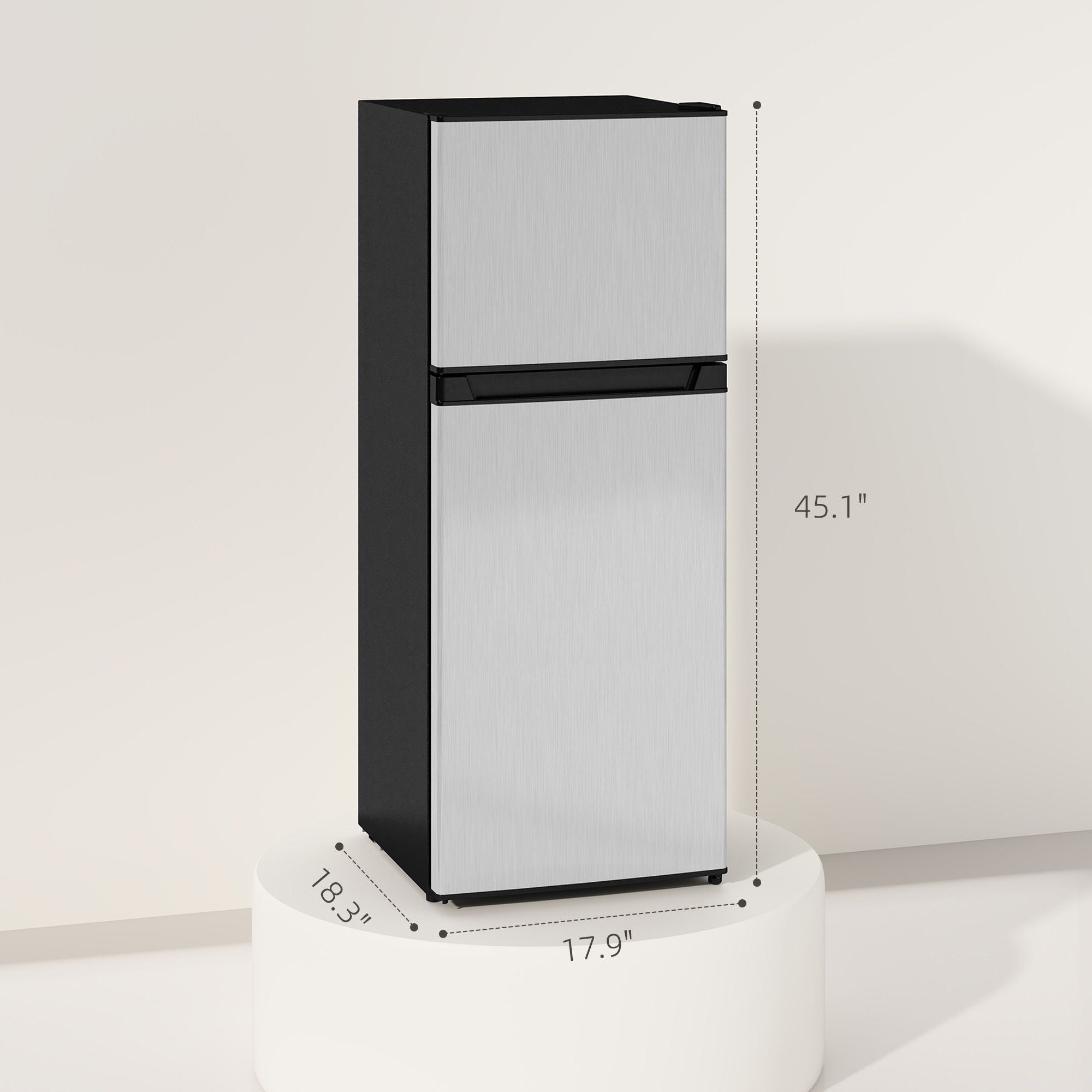 Portable Mini Fridge with Freezer – Quiet & Energy-Efficient