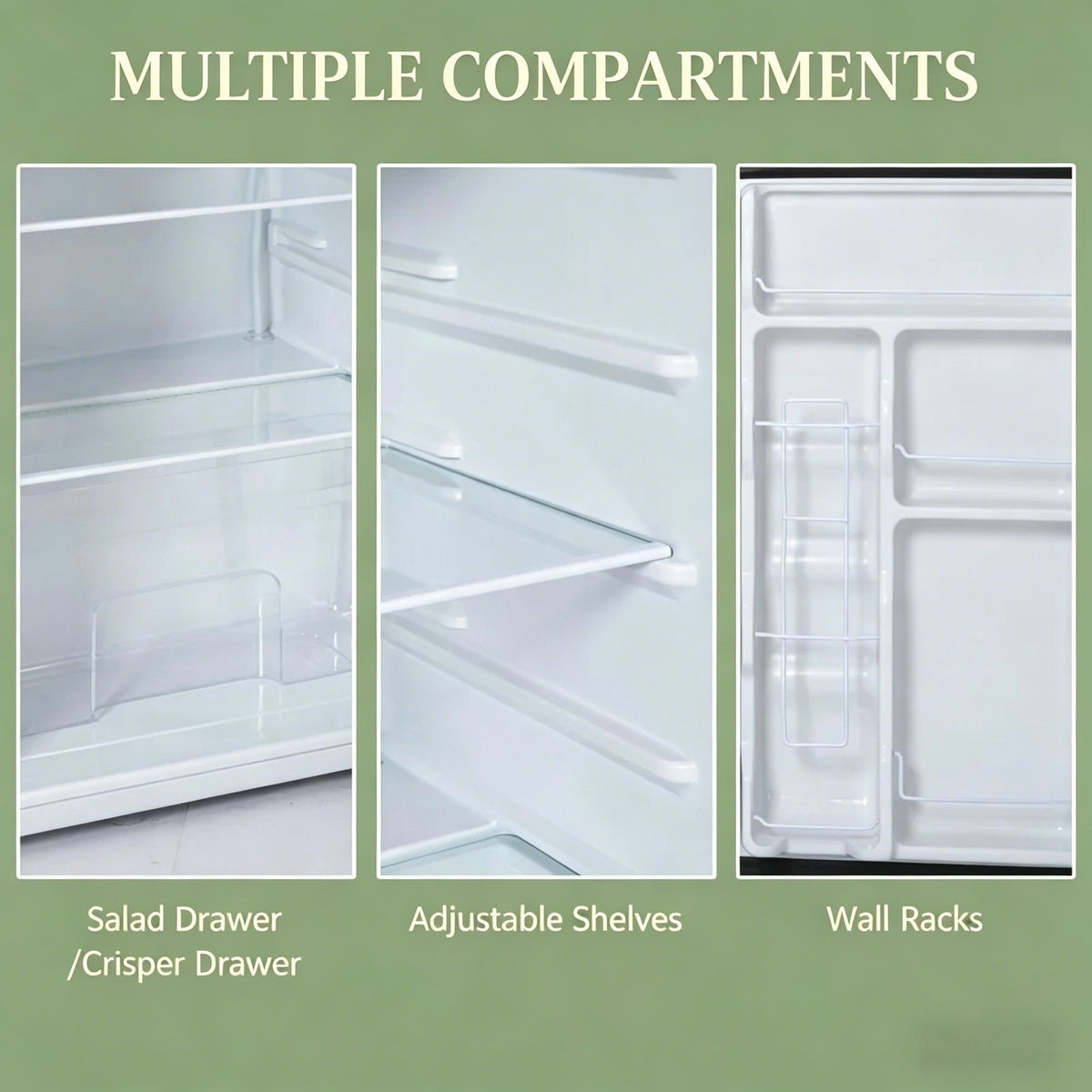 Portable Skincare Fridge with Flexible Interior Storage