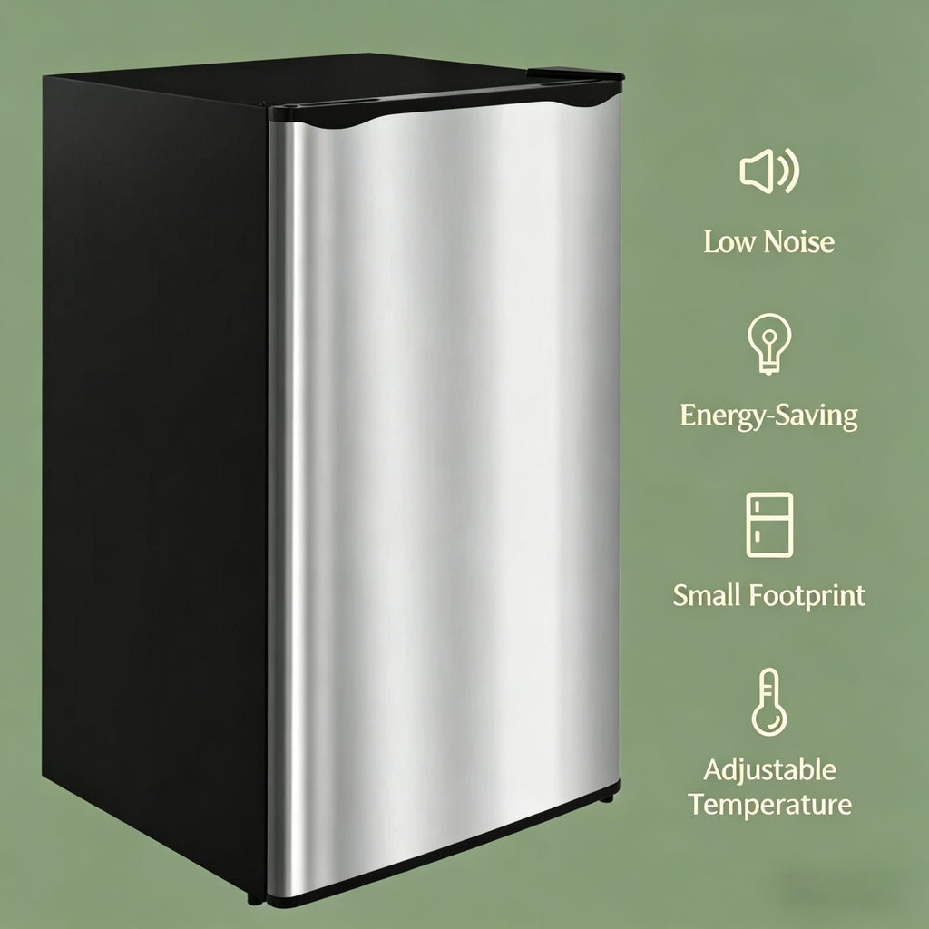 Portable Skincare Fridge with Flexible Interior Storage