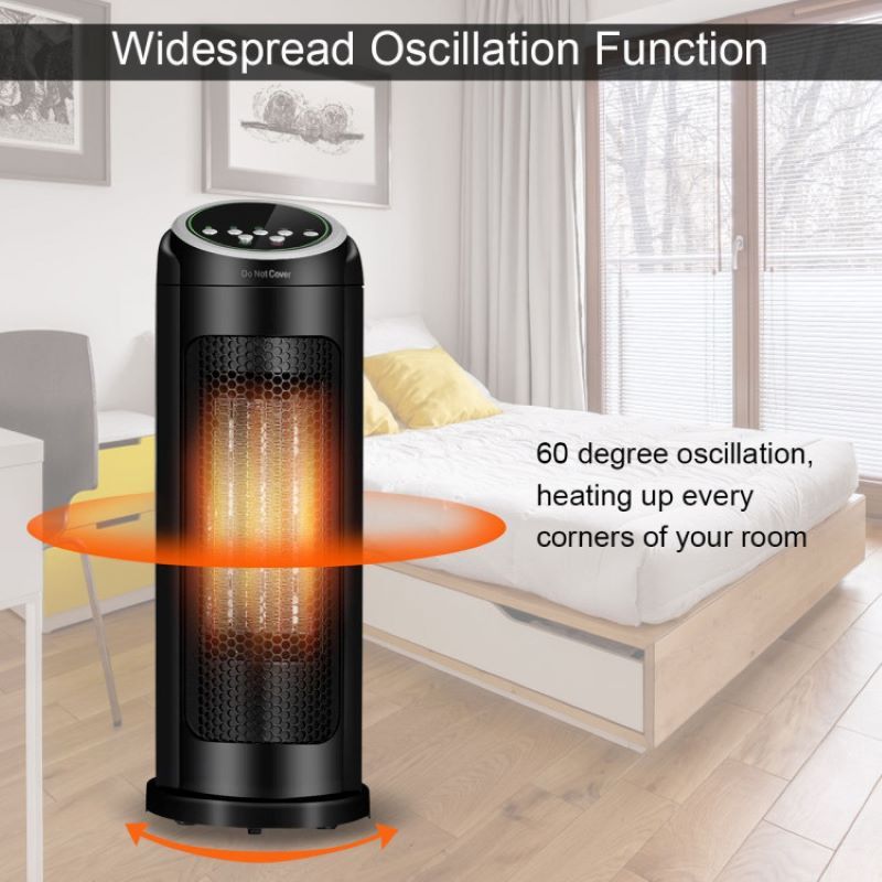 Quiet Portable Space Heater with Temperature Control