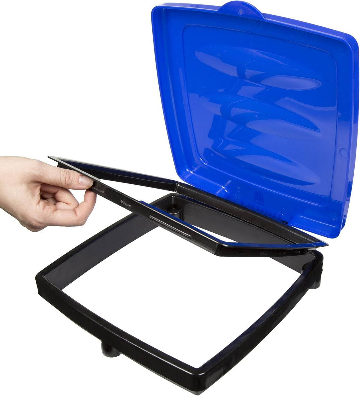 Blue Collapsible Trash Bag Holder