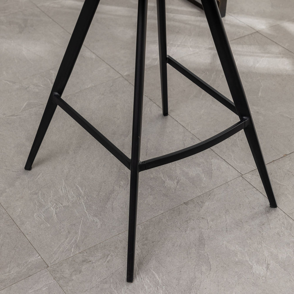 Porth Fabric Counter Height Stools, Set of 2 – Plush Seating with Footrests