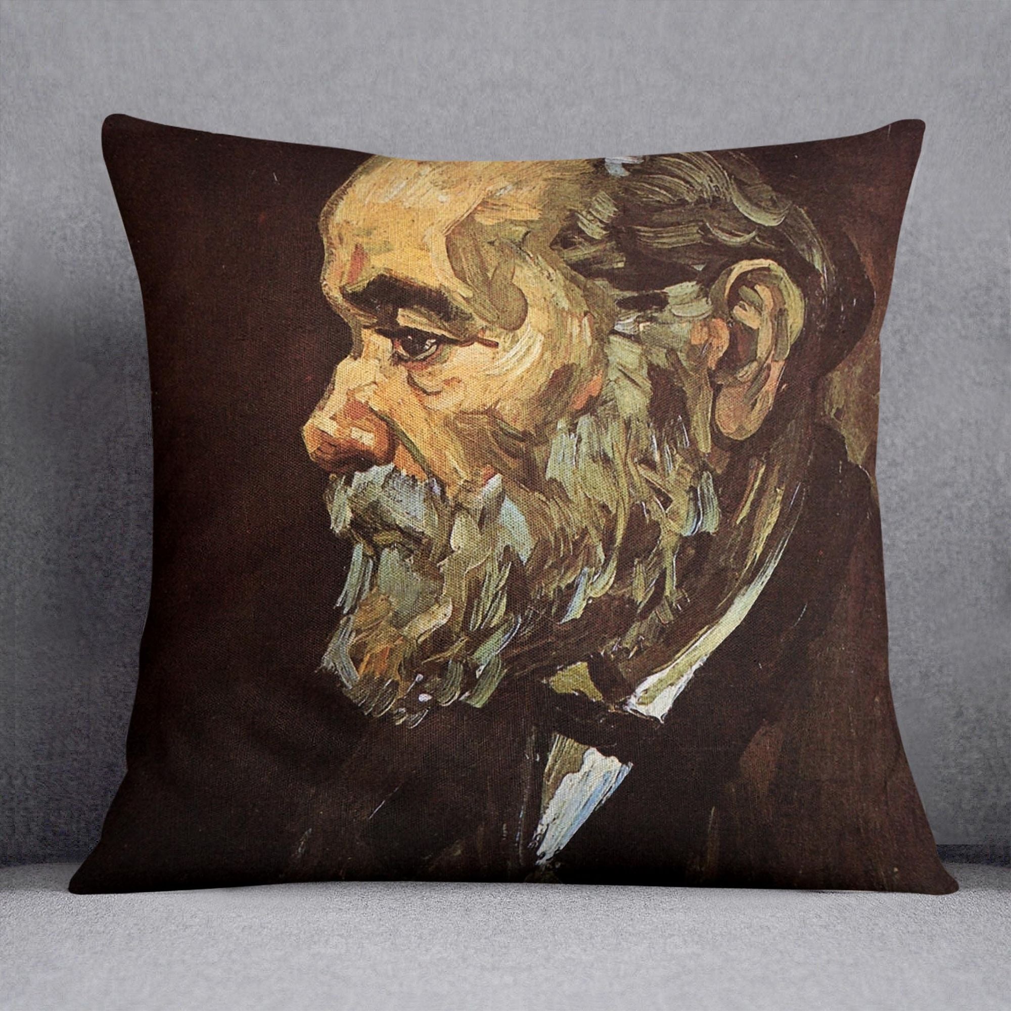 Van Gogh Portrait Cushion - Premium Polyester Decorative Pillow