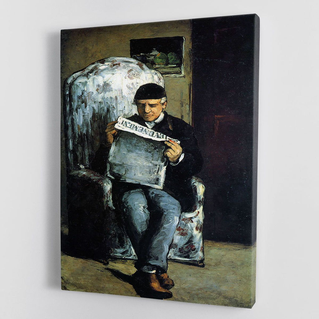 Cezanne Portrait of Louis-Auguste Reading L'Événement