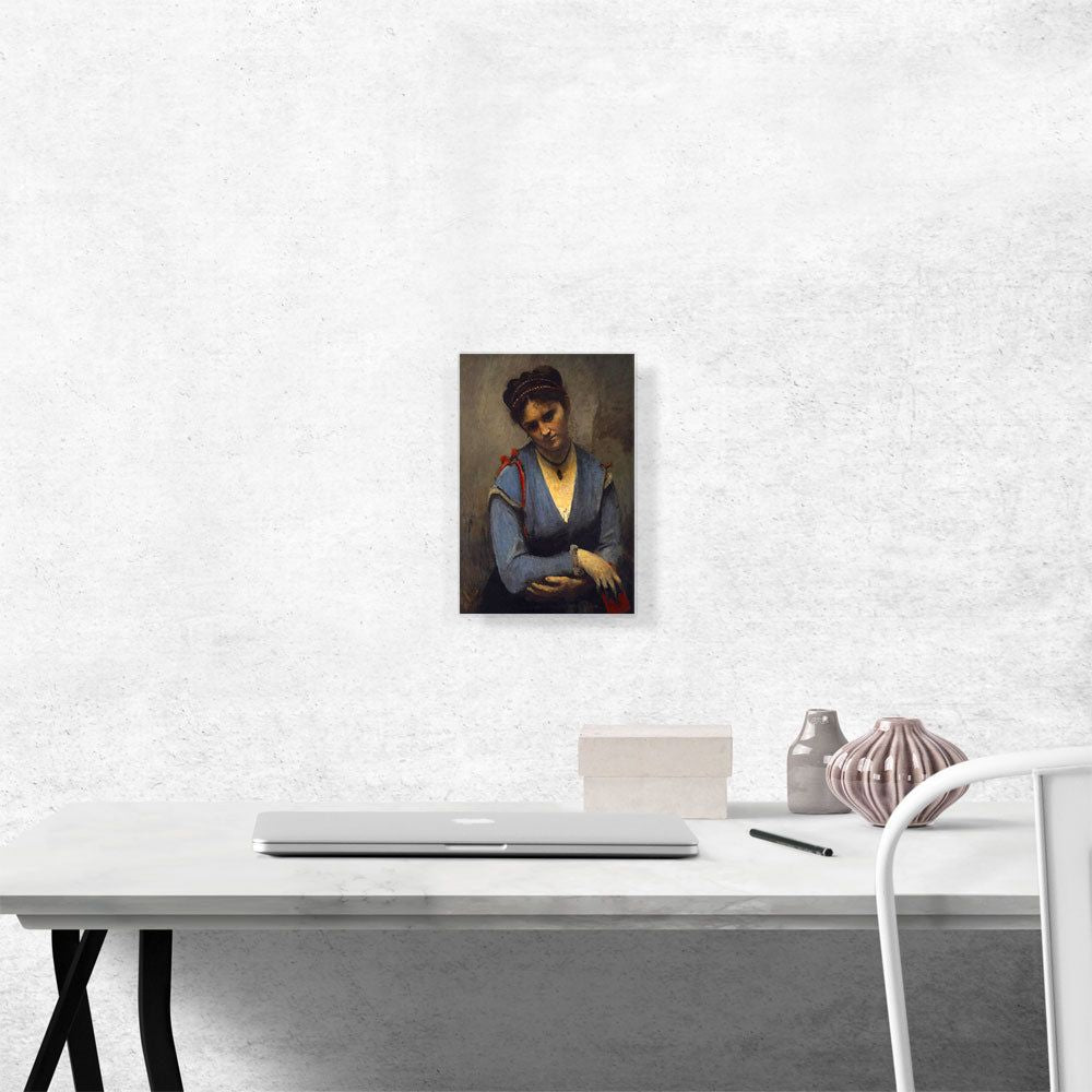 Portrait of Mariette Gambay Canvas Wall Art