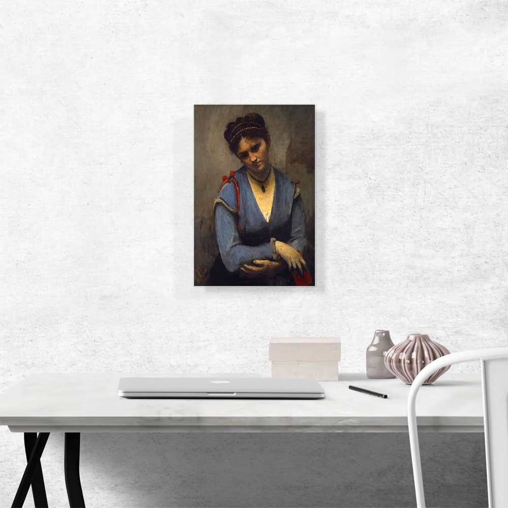 Portrait of Mariette Gambay Canvas Wall Art