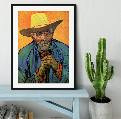 Portrait of Patience Escalier by Van Gogh Framed Print