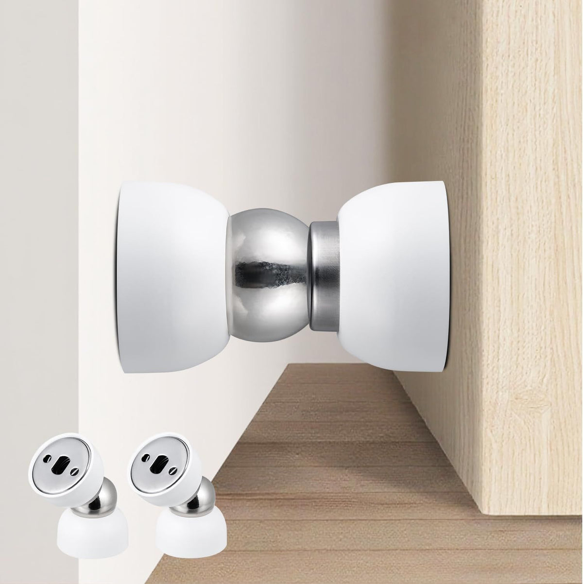 Compact Magnetic Interior Door Stoppers