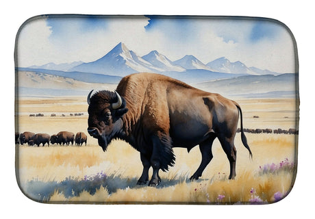Prairie Bison Absorbent Dish-Drying Mat