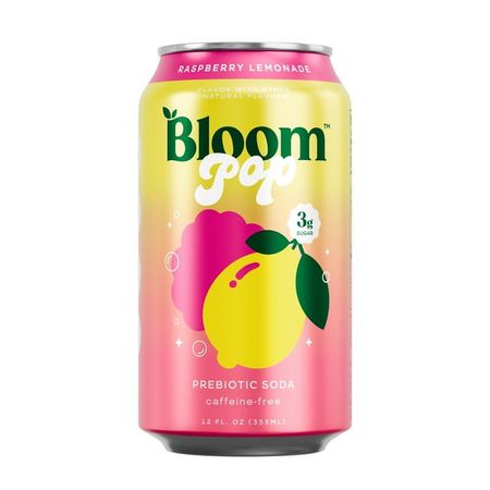 Raspberry Lemon Prebiotic Soda Without Caffeine
