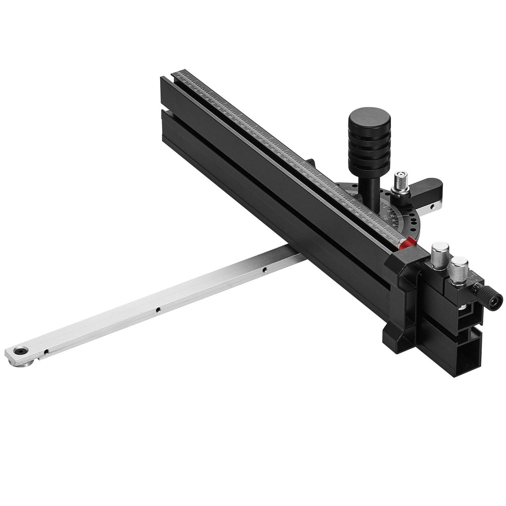 Precision Miter Gauge for Standard Table Saws with 15 Angle Stops