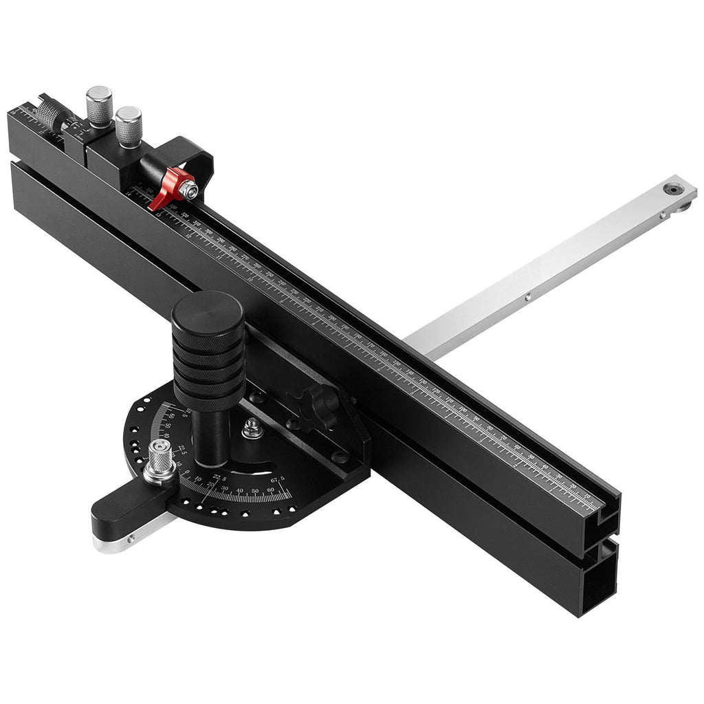 Precision Miter Gauge for Standard Table Saws with 15 Angle Stops