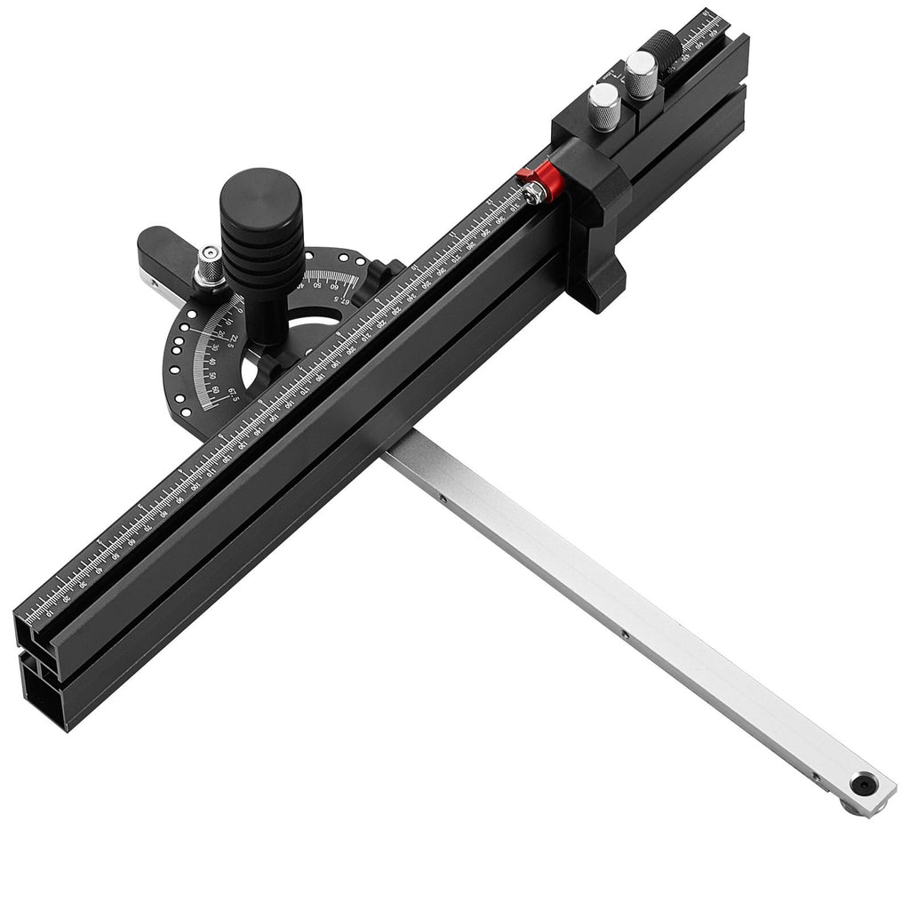 Precision Miter Gauge for Standard Table Saws with 15 Angle Stops