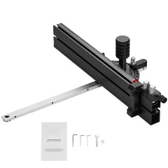 Precision Miter Gauge for Standard Table Saws with 15 Angle Stops