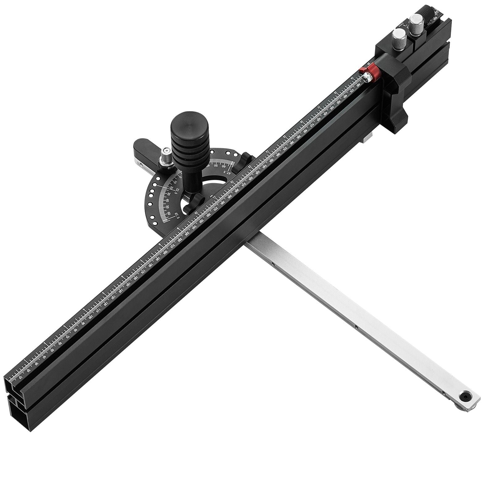 Precision Table Saw Miter Gauge with Preset Angle Stops