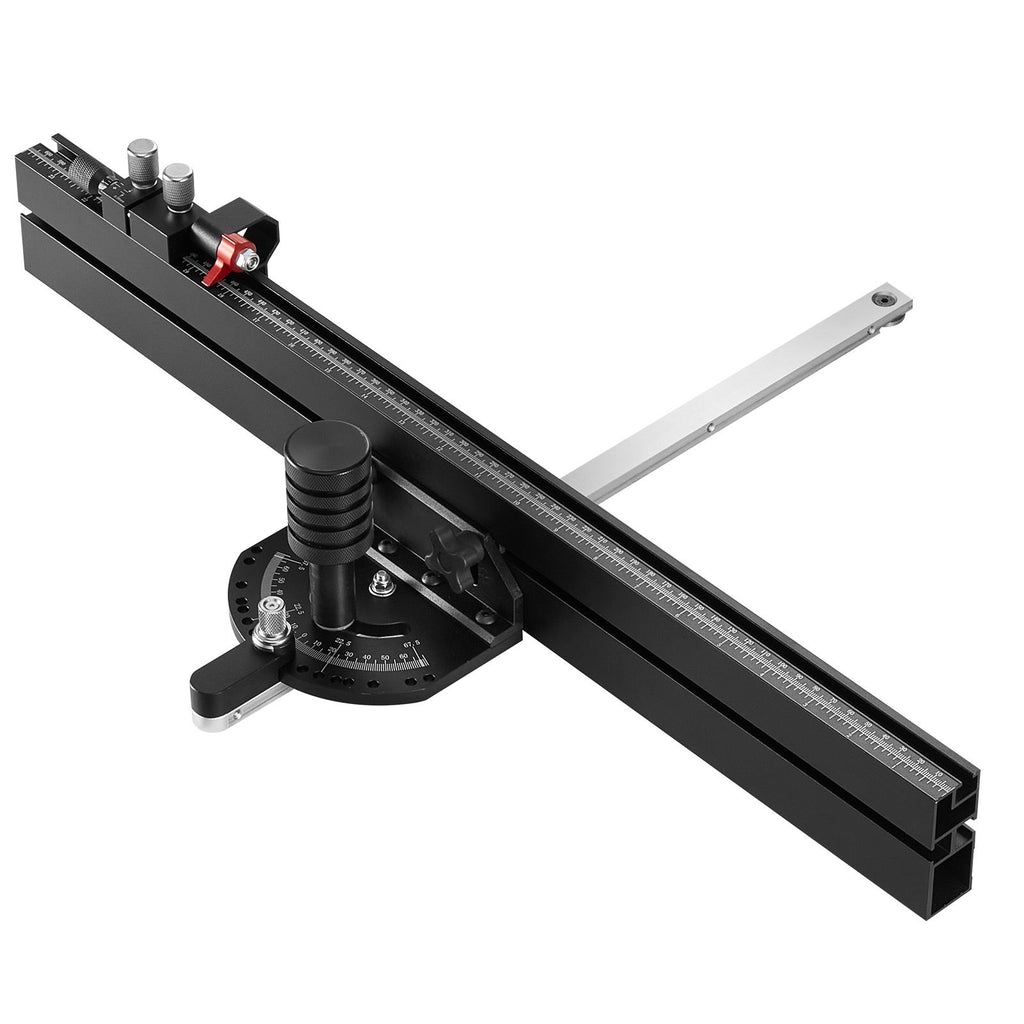 Precision Table Saw Miter Gauge with Preset Angle Stops
