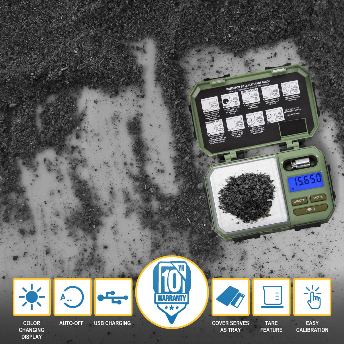 PREDATOR High-Precision Compact Digital Scale