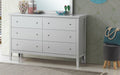 Primo Silver Champagne Dresser – Fully Assembled with everyday Drawers