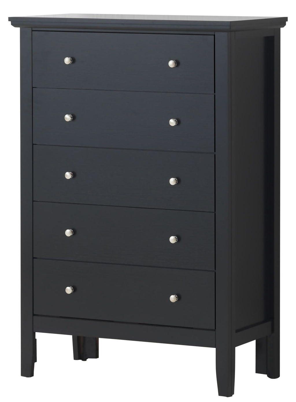 Primo G1336-CH Contemporary Black Bedroom Chest
