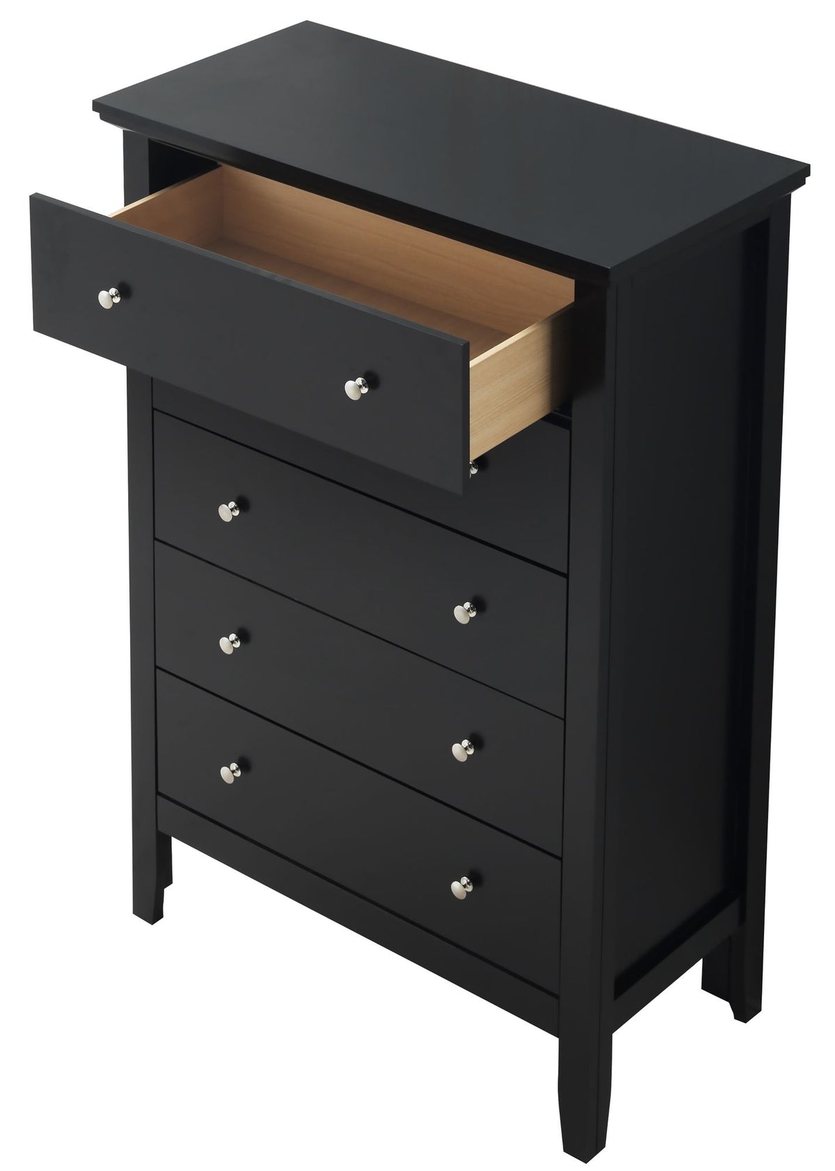 Primo G1336-CH Contemporary Black Bedroom Chest