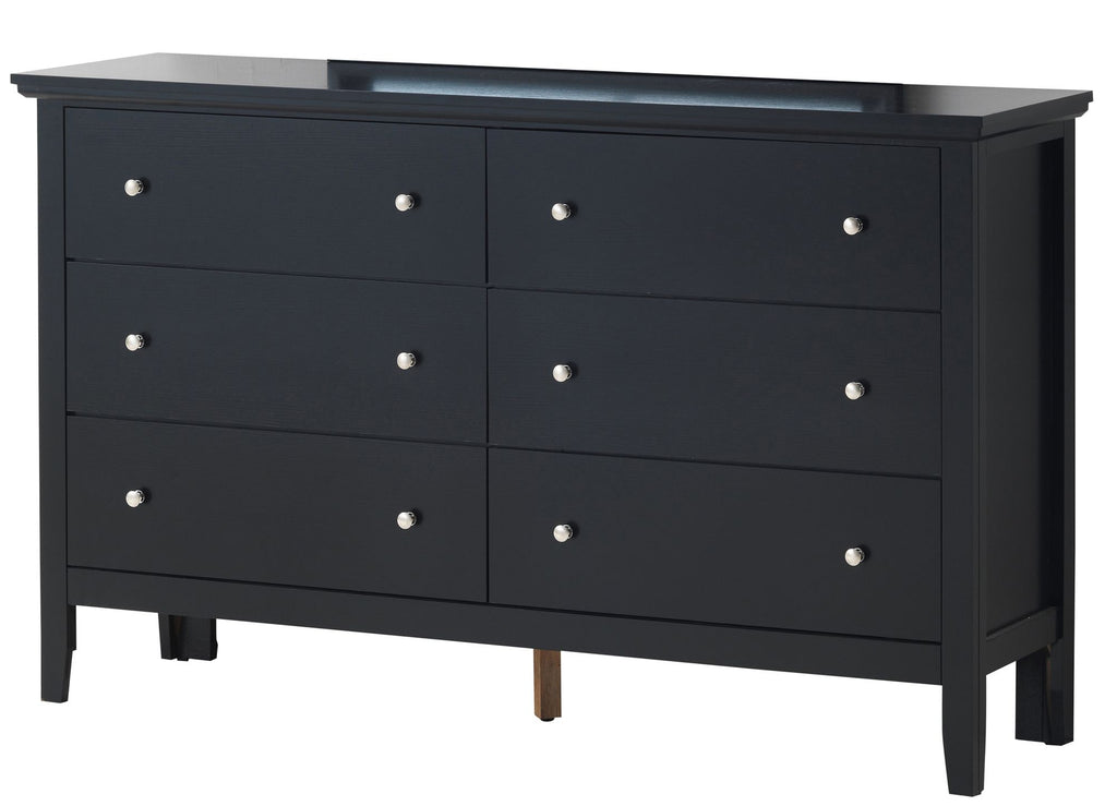 Primo G1336-D Black Dresser with Modern Flair