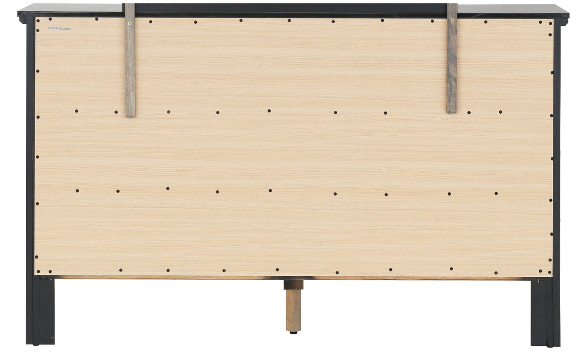 Primo G1336-D Black Dresser with Modern Flair