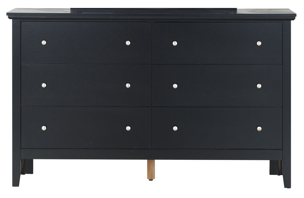 Primo G1336-D Black Dresser with Modern Flair