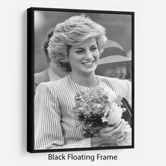 Princess Diana Tribute Canvas Art – Premium Floating Frame