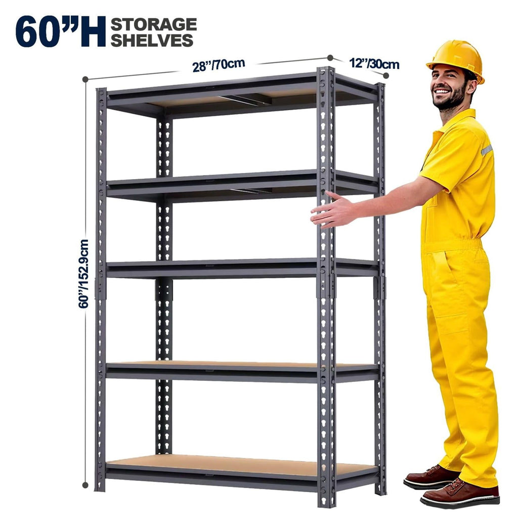 Professional 5-Tier practical Steel Storage Shelving