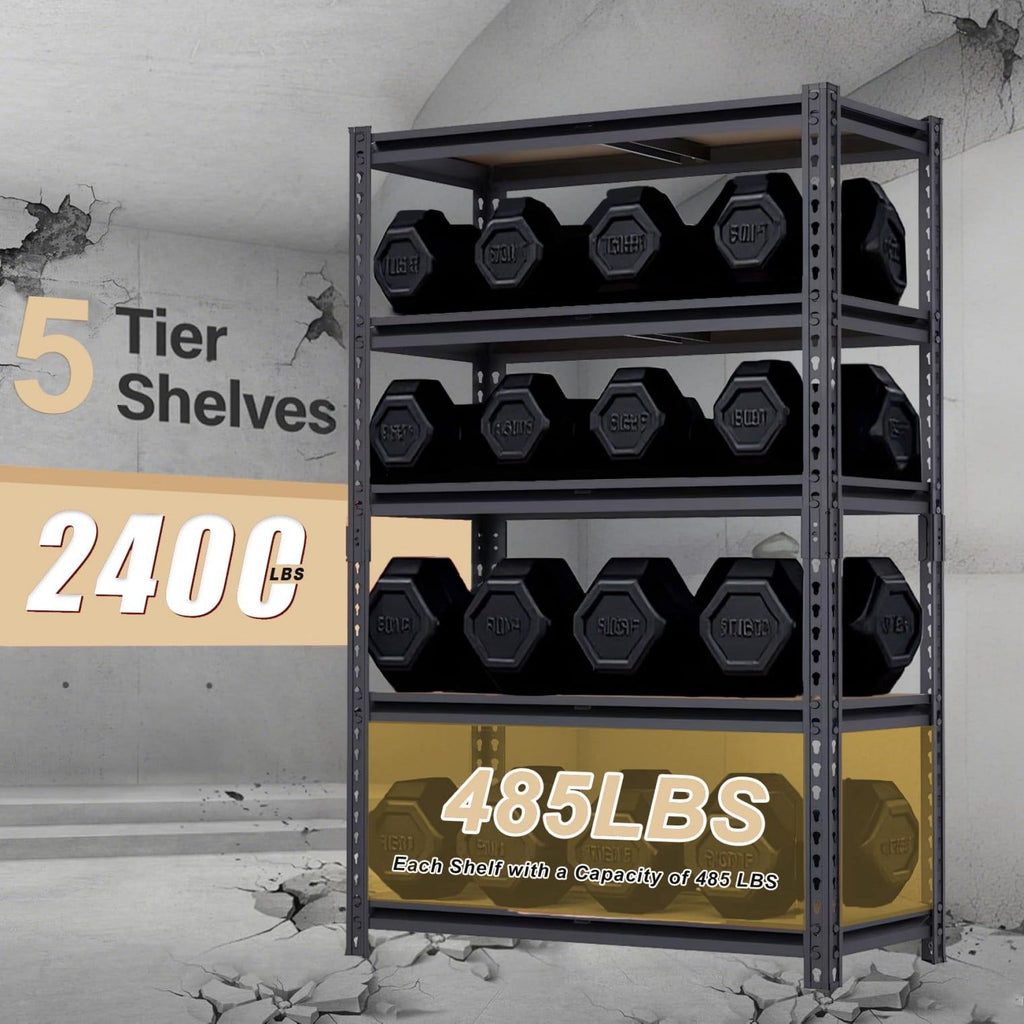 Professional 5-Tier practical Steel Storage Shelving