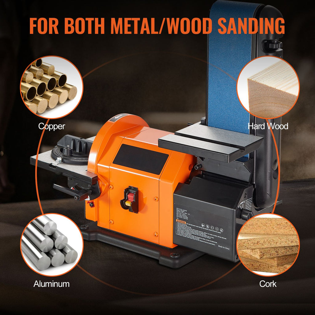 Professional Belt Sander, Disc Sander and. Belt Sander with 5A Induction