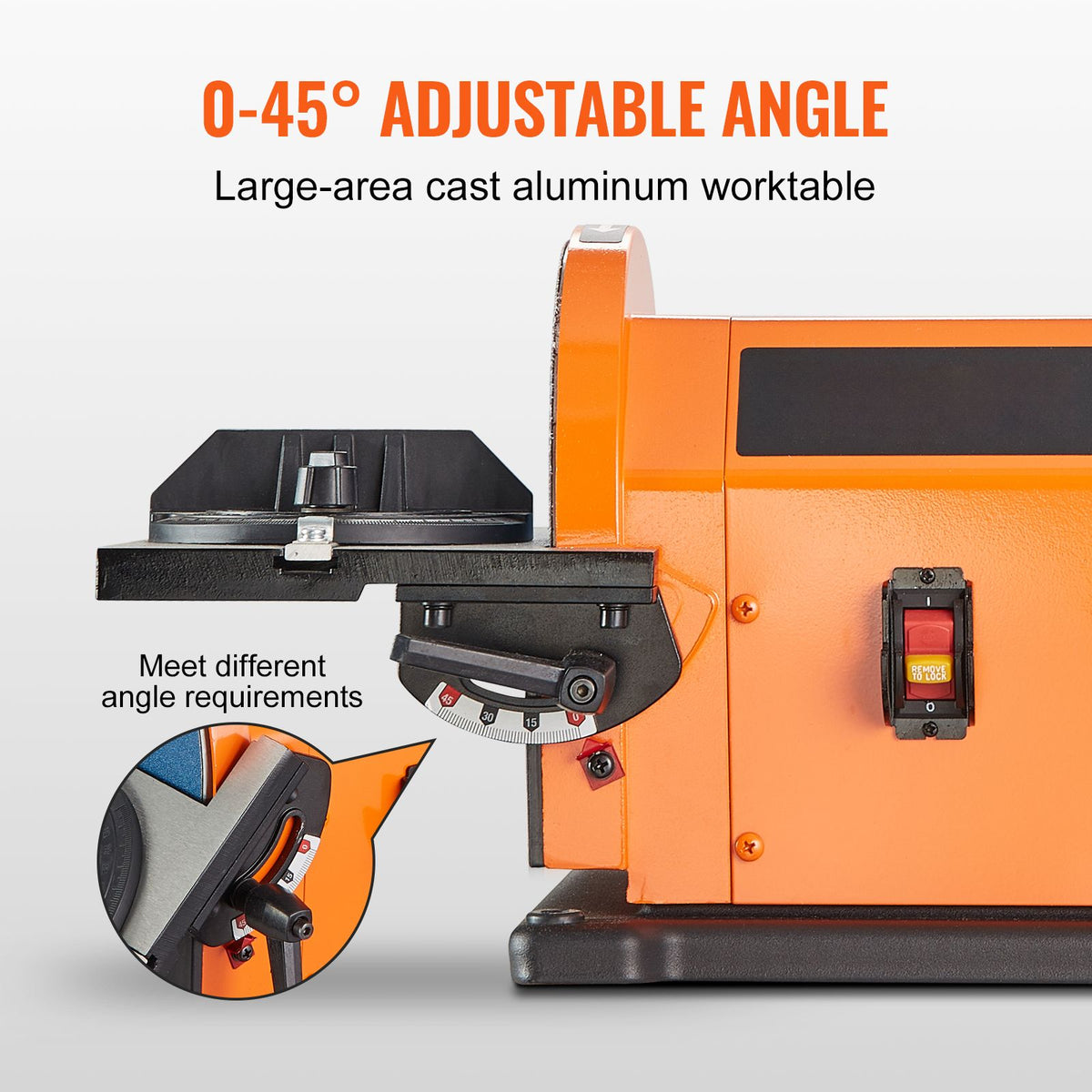Professional Belt Sander, Disc Sander and. Belt Sander with 5A Induction