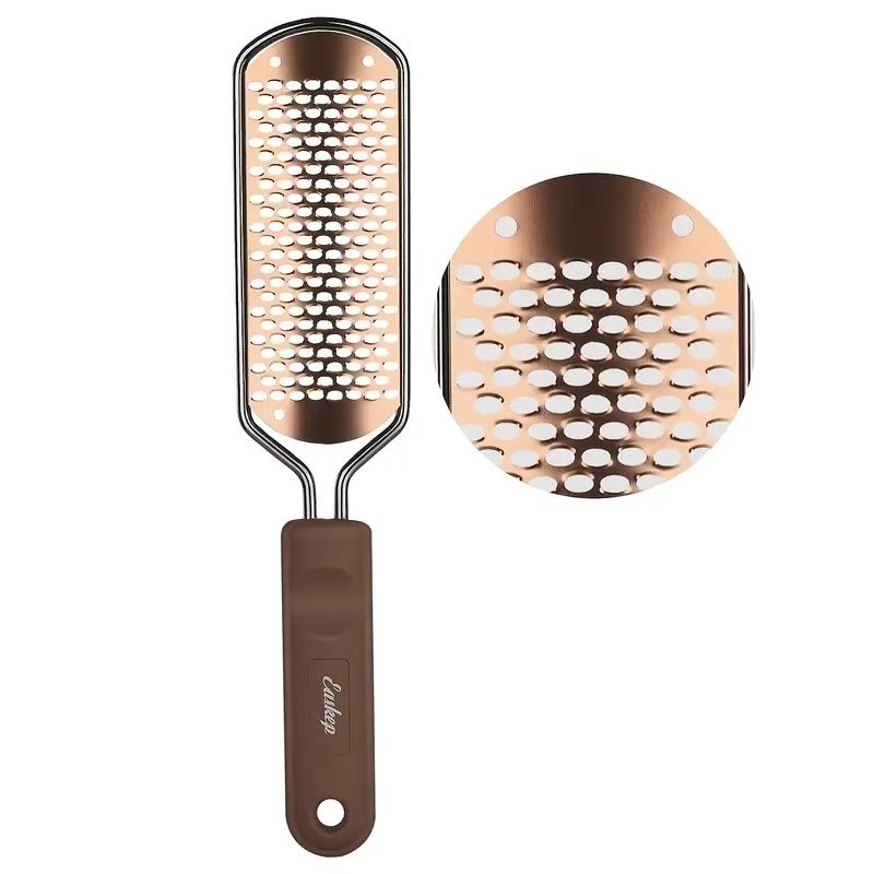 Dual-Sided File & Callus Remover – Smooth Heels with Stainless Steel Pedicure Tool