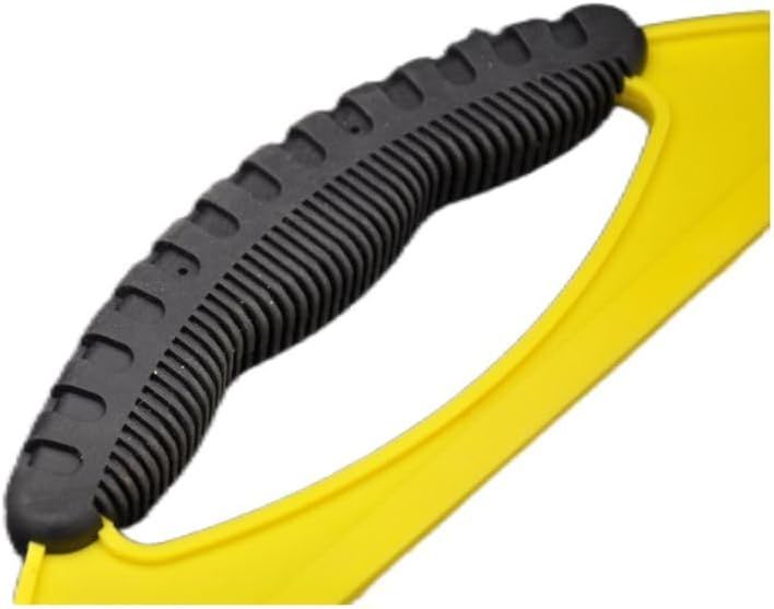 Professional Grade Silicone Windshield Squeegee - Streak-Free Drying for Glass, Paint & Chrome, Flexible Edge for Auto Detailing, 12- (Yello