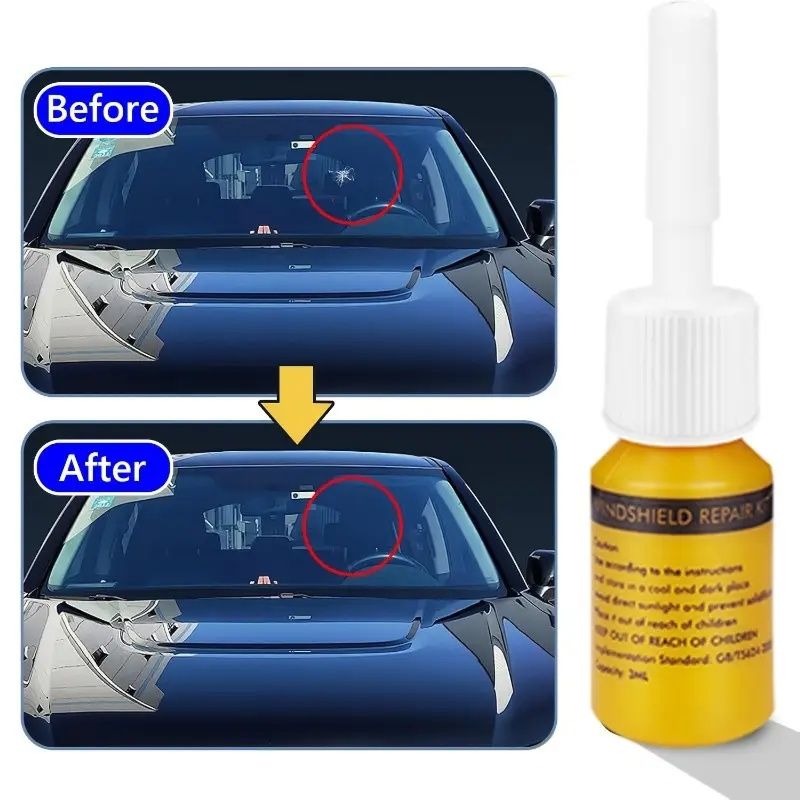 Professional Windshield Crack Repair Kit with NanoFluid Filler