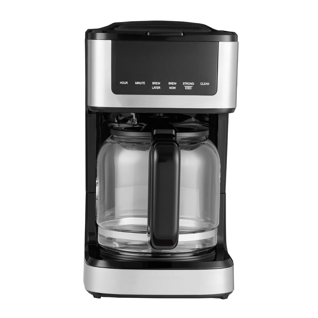 Touch Screen Programmable Coffee Maker with 12-Cup Capacity and 4-Hour Keep Warm