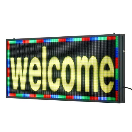 Programmable Full-Color LED Sign for Custom Messages