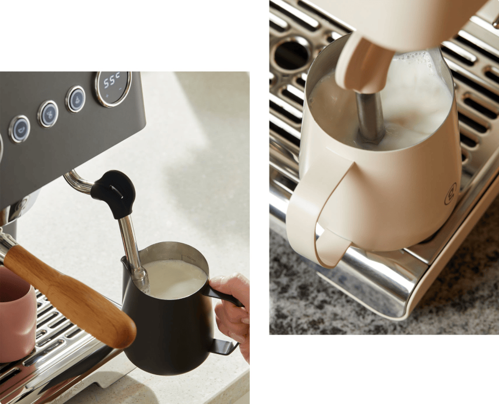 American-Style Semi-Automatic Espresso Machine with 15Bar Pressure and Steam Milk Frother