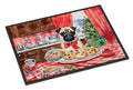 Pug Christmas Cookies Indoor-Outdoor Doormat