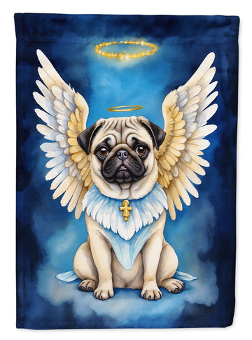 Pug My Angel Decorative House Flag