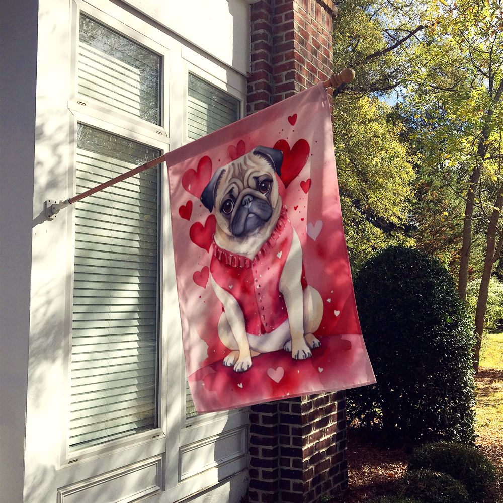 Large Valentine's Day House Flag – Double-Sided Outdoor Decor
