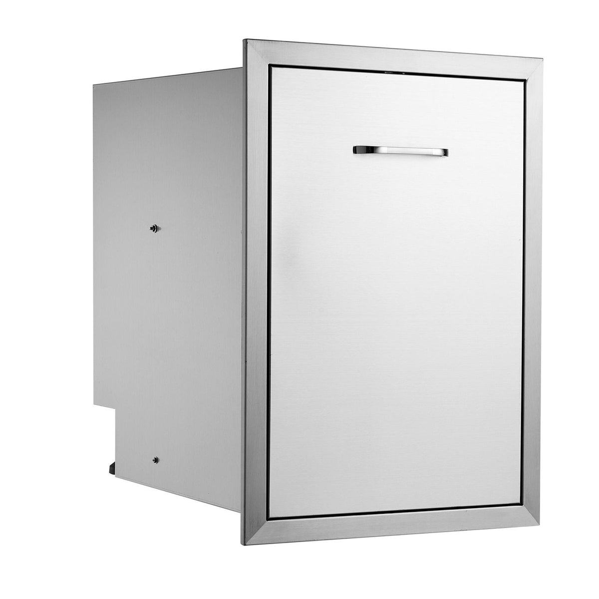 Enclosed Pull-Out Trash Drawer for Outdoor Kitchens