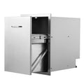 Enclosed Pull-Out Trash Drawer for Outdoor Kitchens