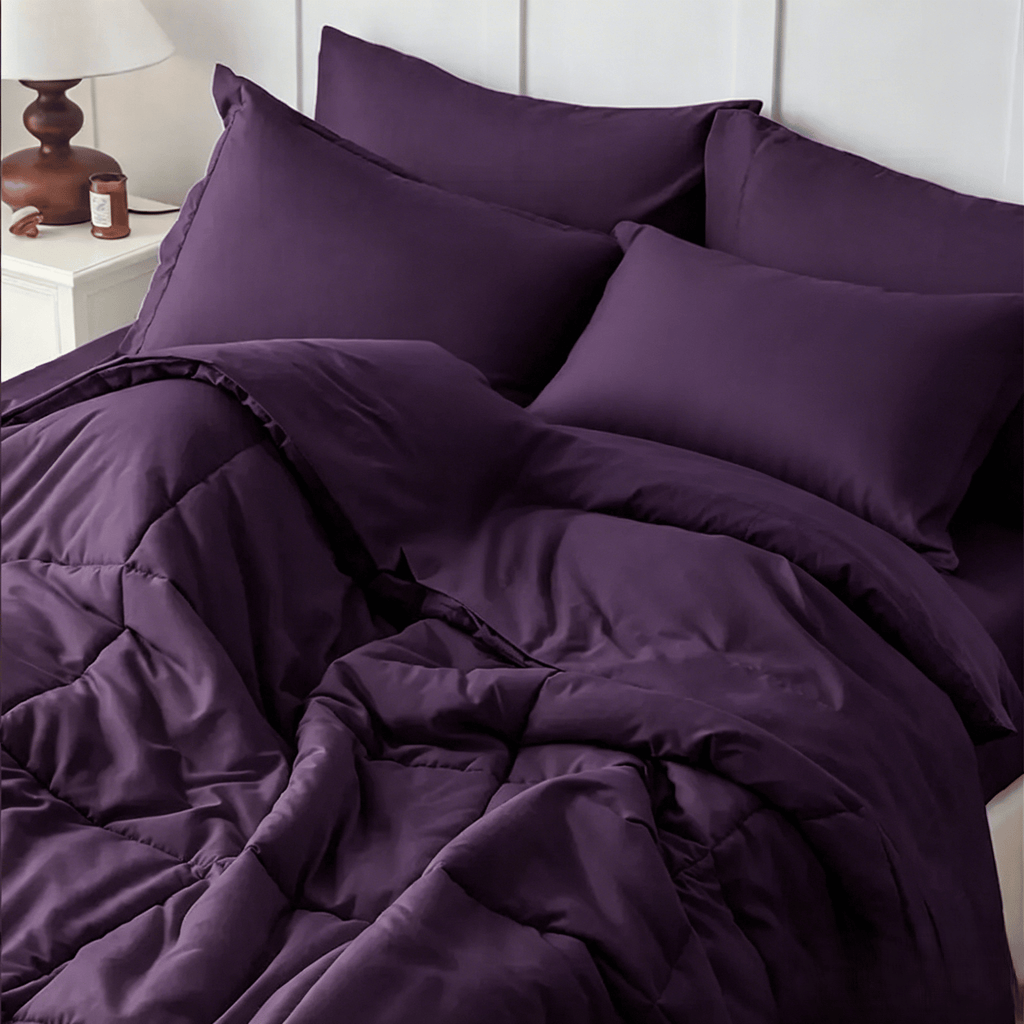 Purple Comforter Set for a Coordinated Bedroom