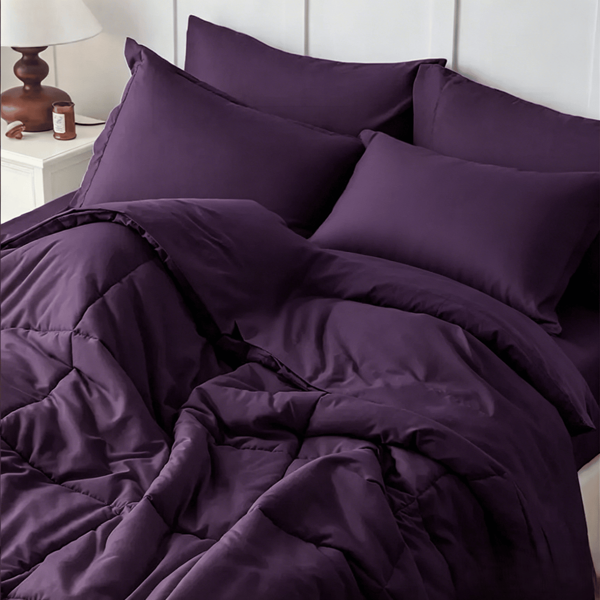 Purple Comforter Set for a Coordinated Bedroom